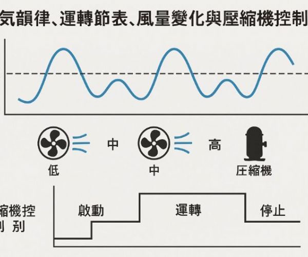 什麼是冷氣韻律？運轉節奏、風量變化與壓縮機控制原理全解析